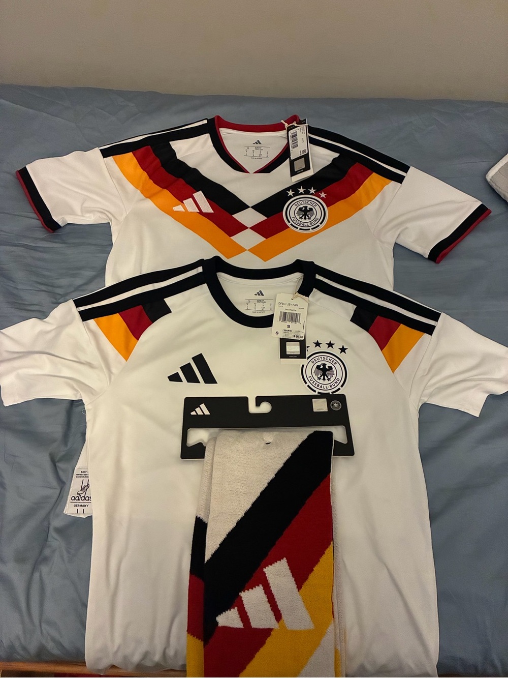 Adidas Germany 2026/2027 Jerseys & Scarf Bundle